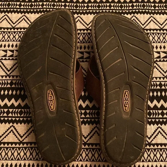 Keen Brown Leather Sandals - Picture 3 of 4